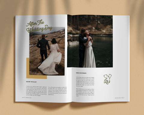 Customizable Wedding Guide Template - Playful