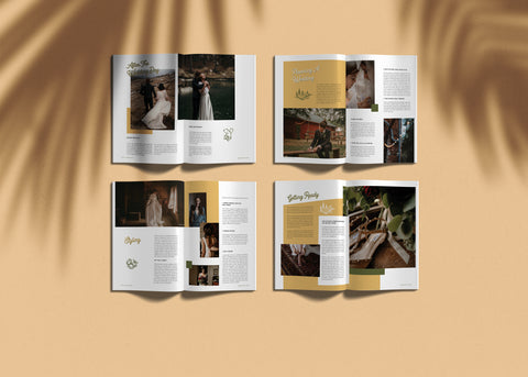 Customizable Wedding Guide Template - Playful