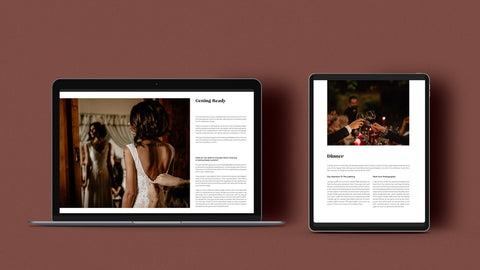 Customizable Wedding Guide Template - Minimalistic