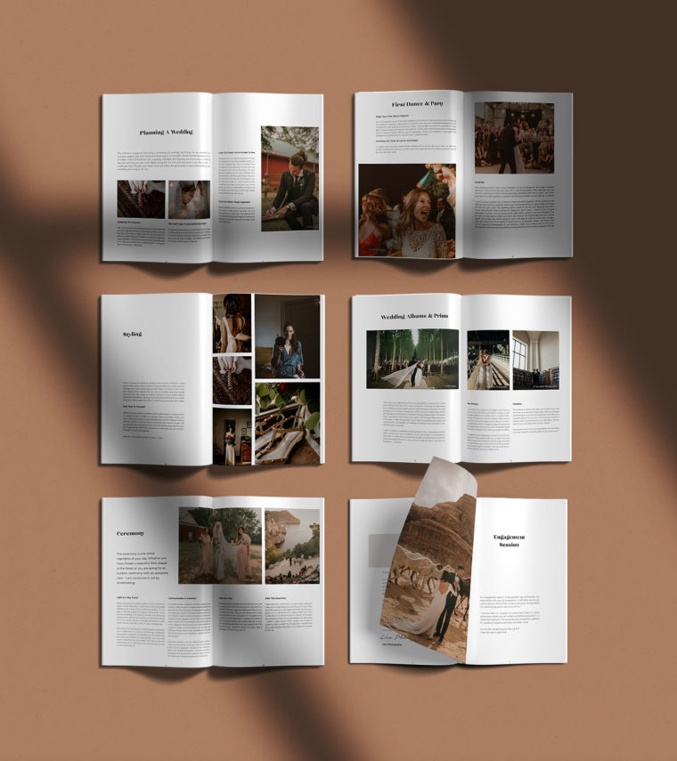 Wedding Guide Template Minimalistic | PS & InDesign by DB&MH